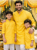 Haldi kurtas for mens and kids