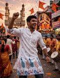 Panel Print Kurta